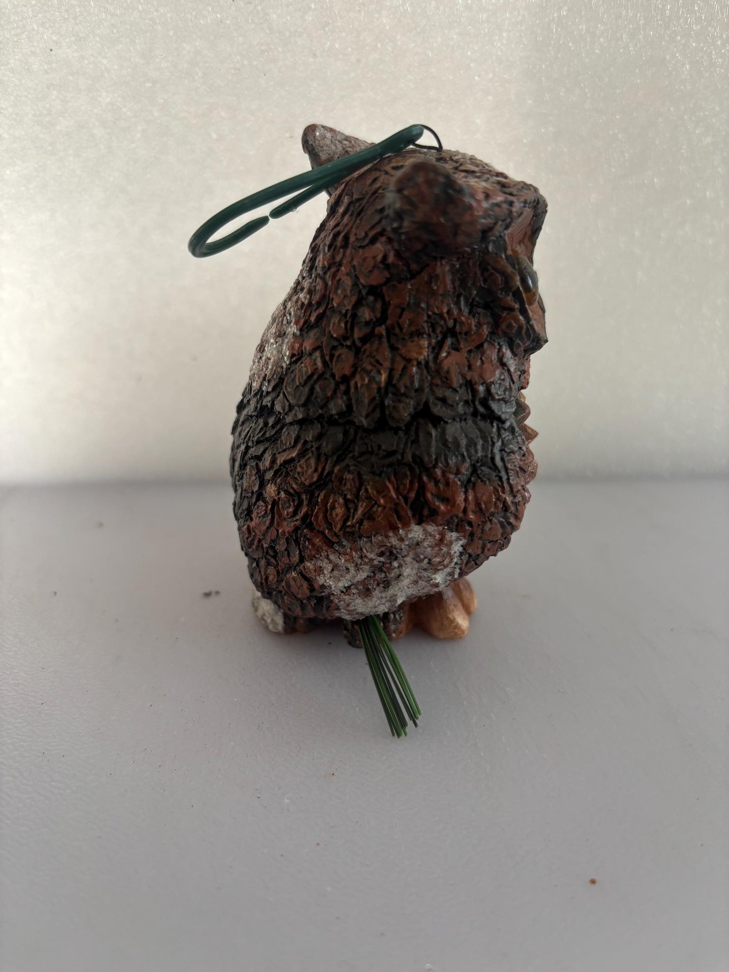 Vintage Owl Figurine Made of Wood Statue Lover Antiques and Vintage