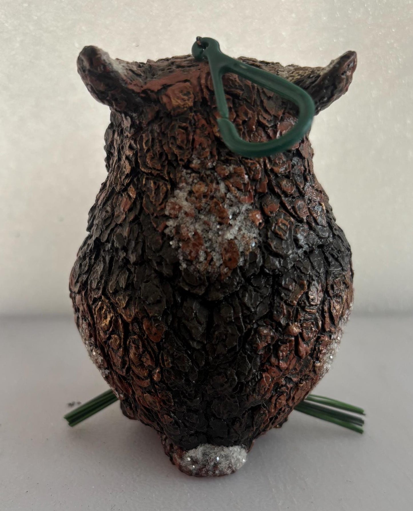 Vintage Owl Figurine Made of Wood Statue Lover Antiques and Vintage