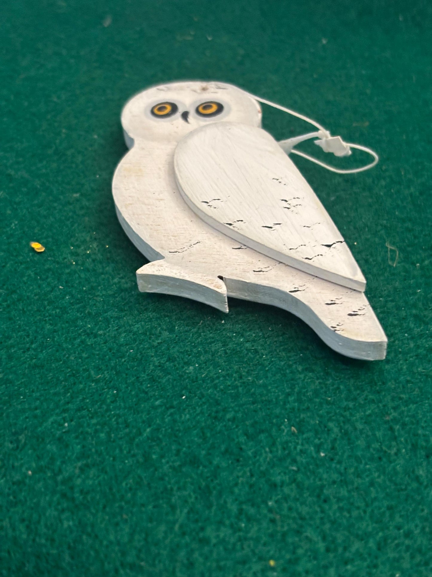 Vintage Owl Figurine Made of Wood Statue Lover Antiques and Vintage