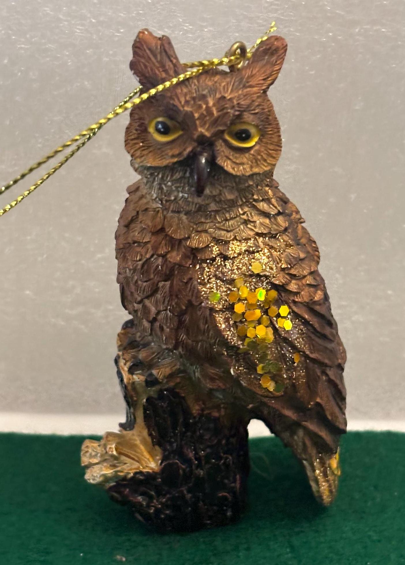 Vintage Great Horned Owl Ornament Lover Antiques and Vintage
