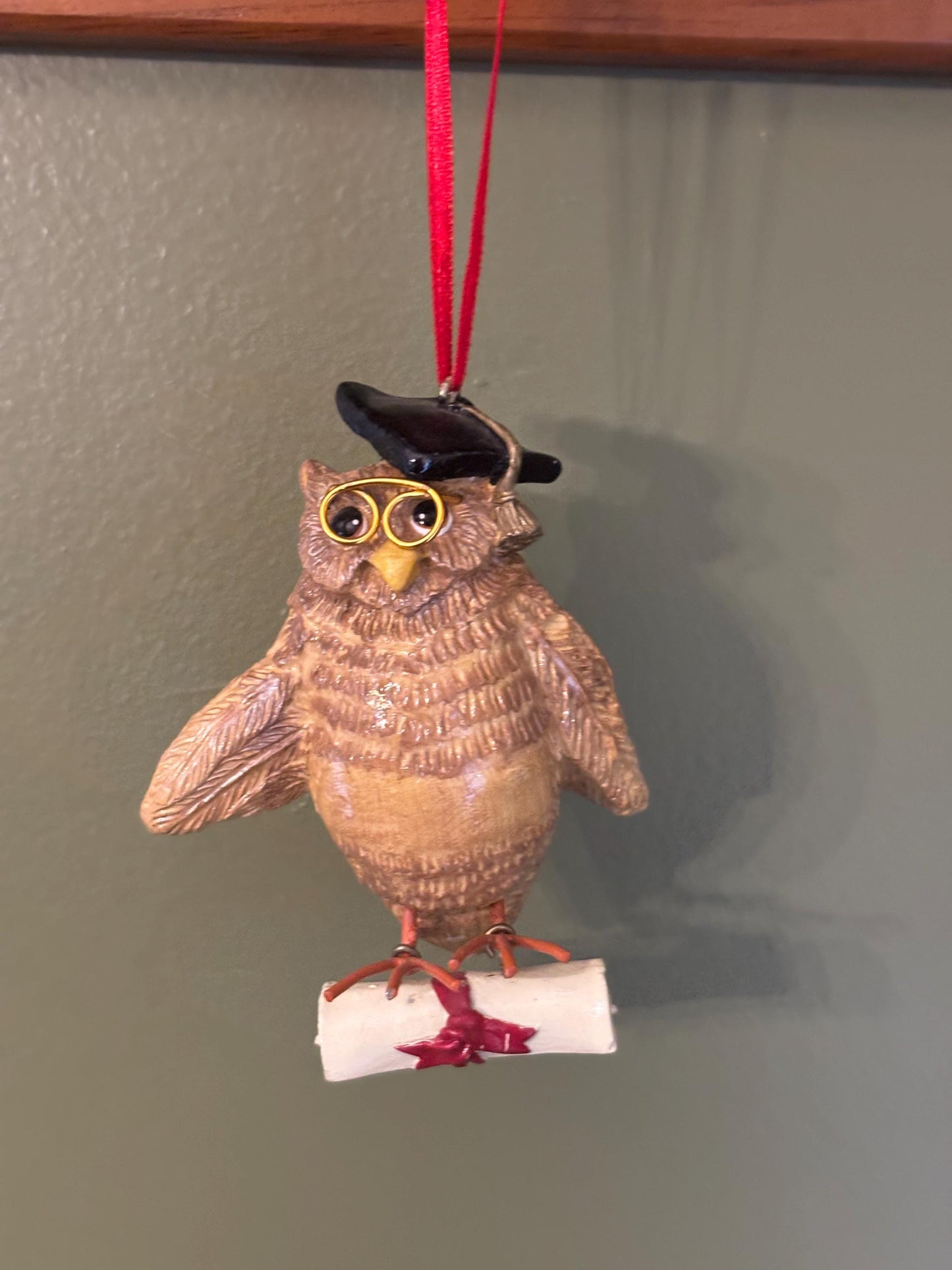 Vintage Graduation Owl from the Hamilton Collection 1998 Lover Antiques and Vintage