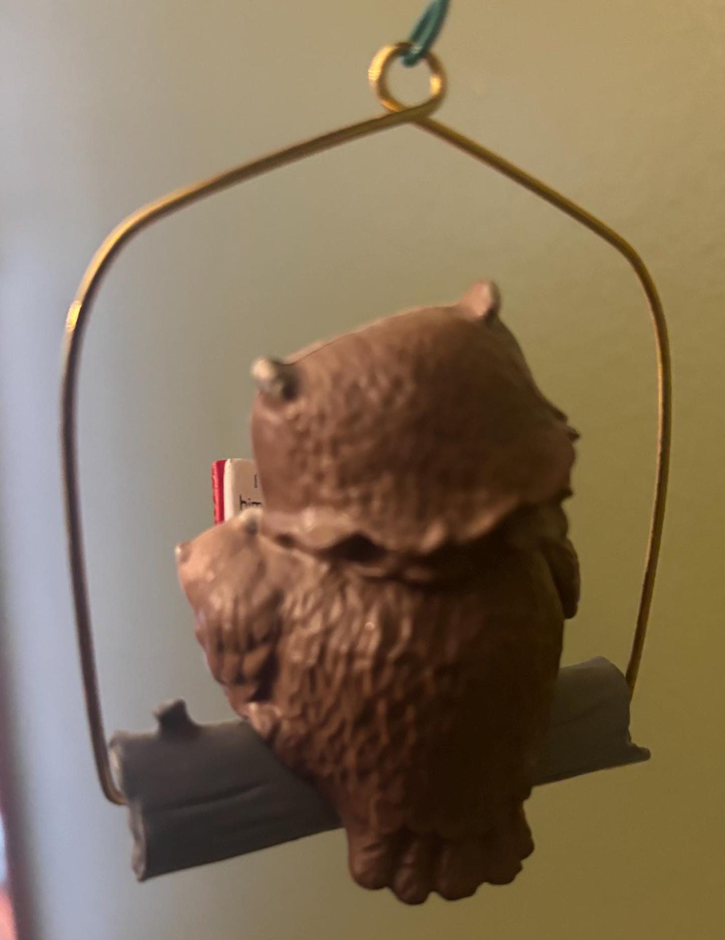 Vintage Owl Figurine Made of Wood Statue Lover Antiques and Vintage