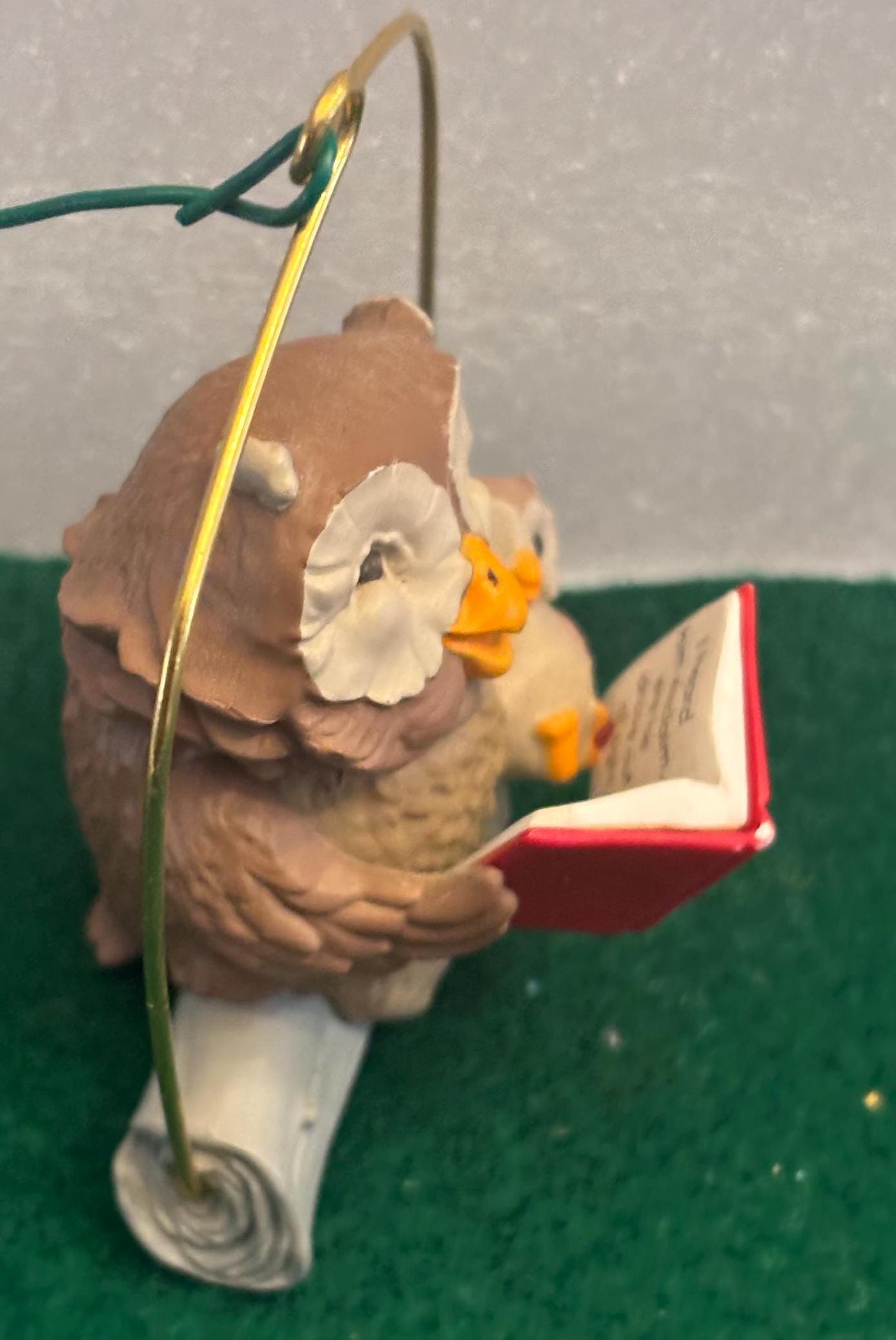 Vintage Owl Figurine Made of Wood Statue Lover Antiques and Vintage