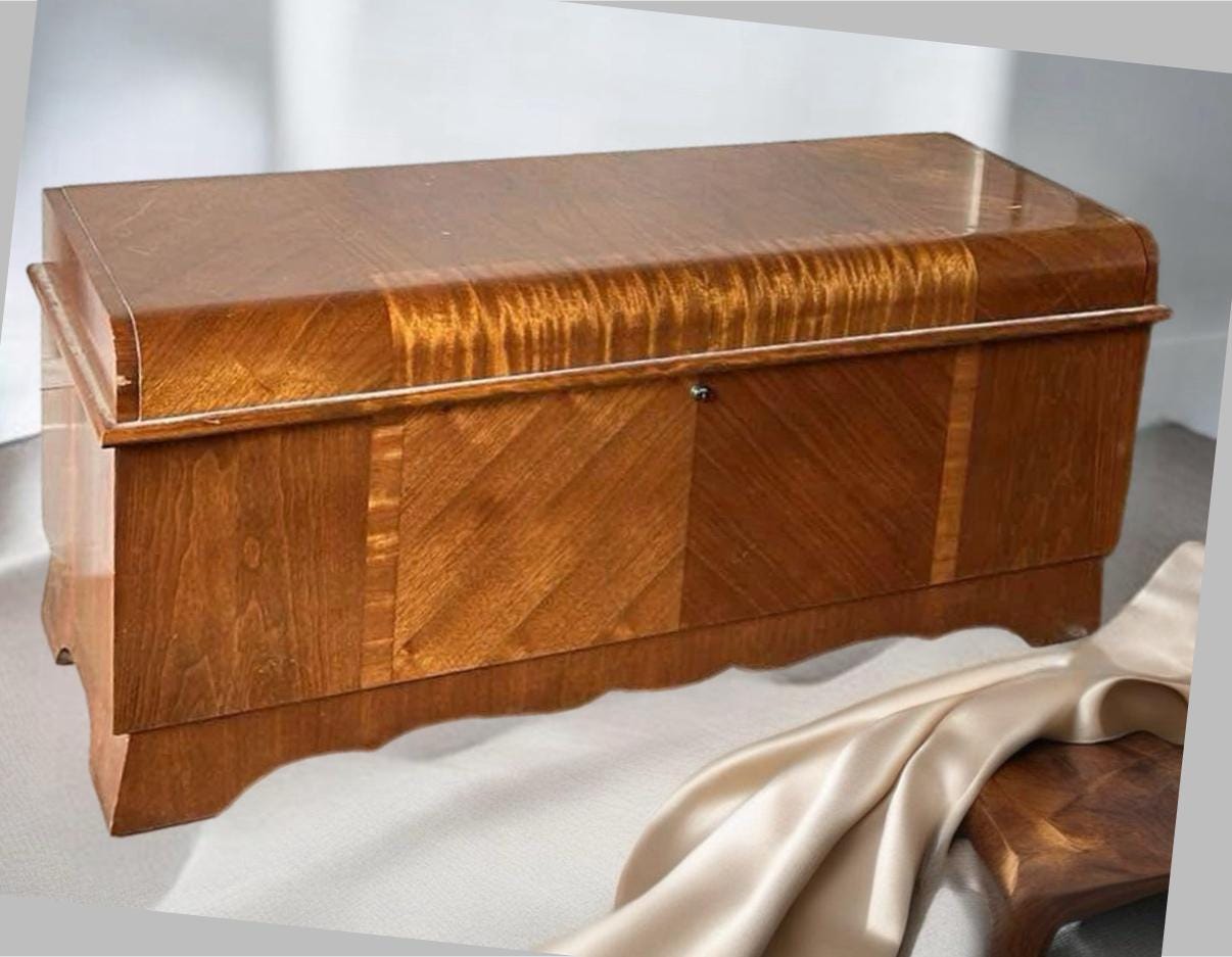 Antique Hope Chest Cedar Chest with Feet Lover Antiques and Vintage