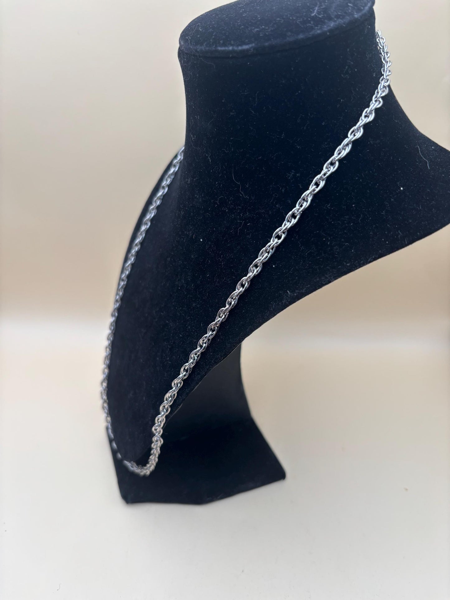 Vintage Silver Necklace Lover Antiques and Vintage