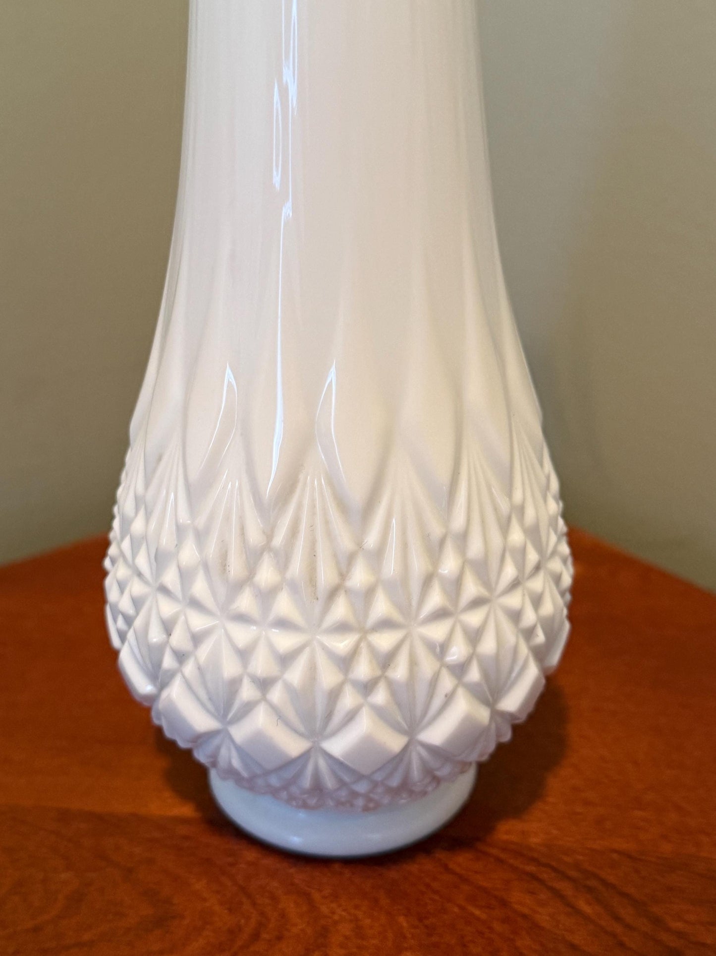 Vintage LE Smith Bittersweet Three Toe Swung Vase Orange Yellow Slag Glass Footed Ruffle Drippy Vase Lover Antiques and Vintage