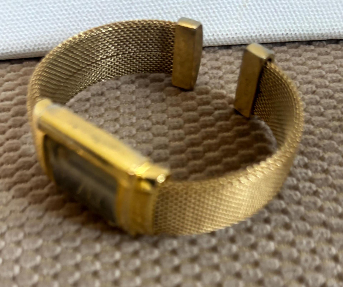 Vintage Gold and Black Quartz Women's Watch Bangle Style Lover Antiques and Vintage