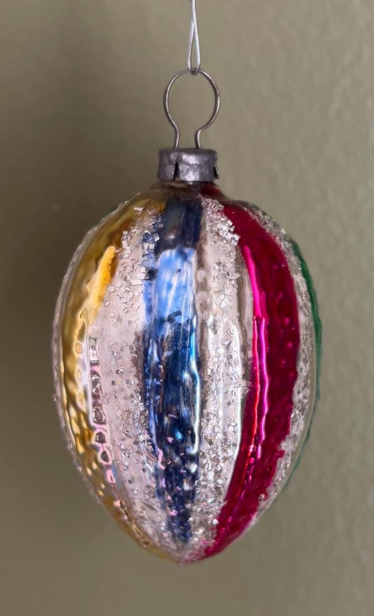 Vintage Hand Blown Ornament Germany Circa 1940’s Lover Antiques and Vintage