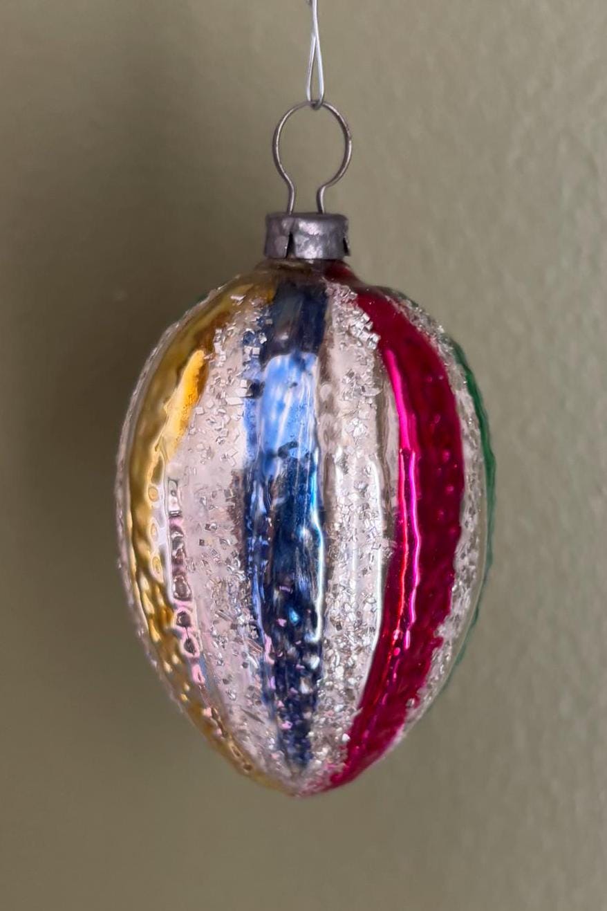 Vintage Hand Blown Ornament Germany Circa 1940’s Lover Antiques and Vintage
