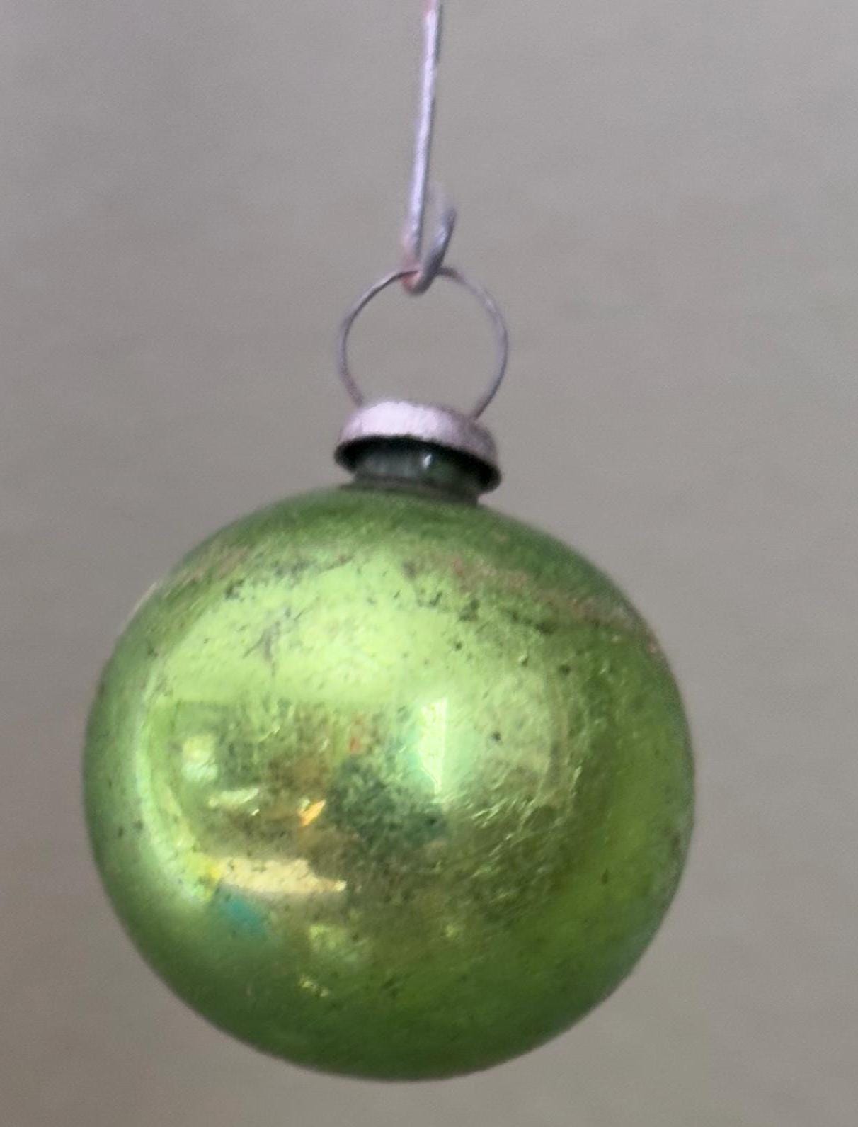 Vintage Shiny Brite Striped Ball Ornament Circle Circa 1940’s Lover Antiques and Vintage