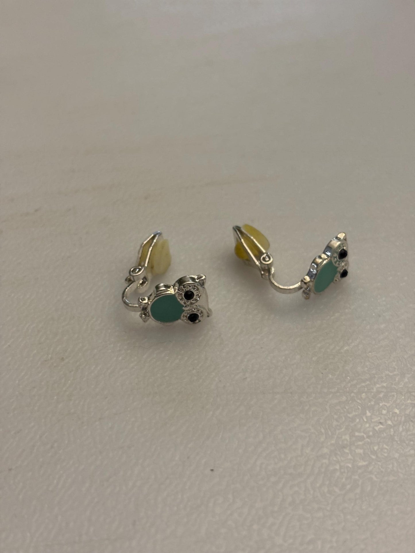 Vintage Owl Earrings Enamel Body Gift For Her Lover Antiques and Vintage