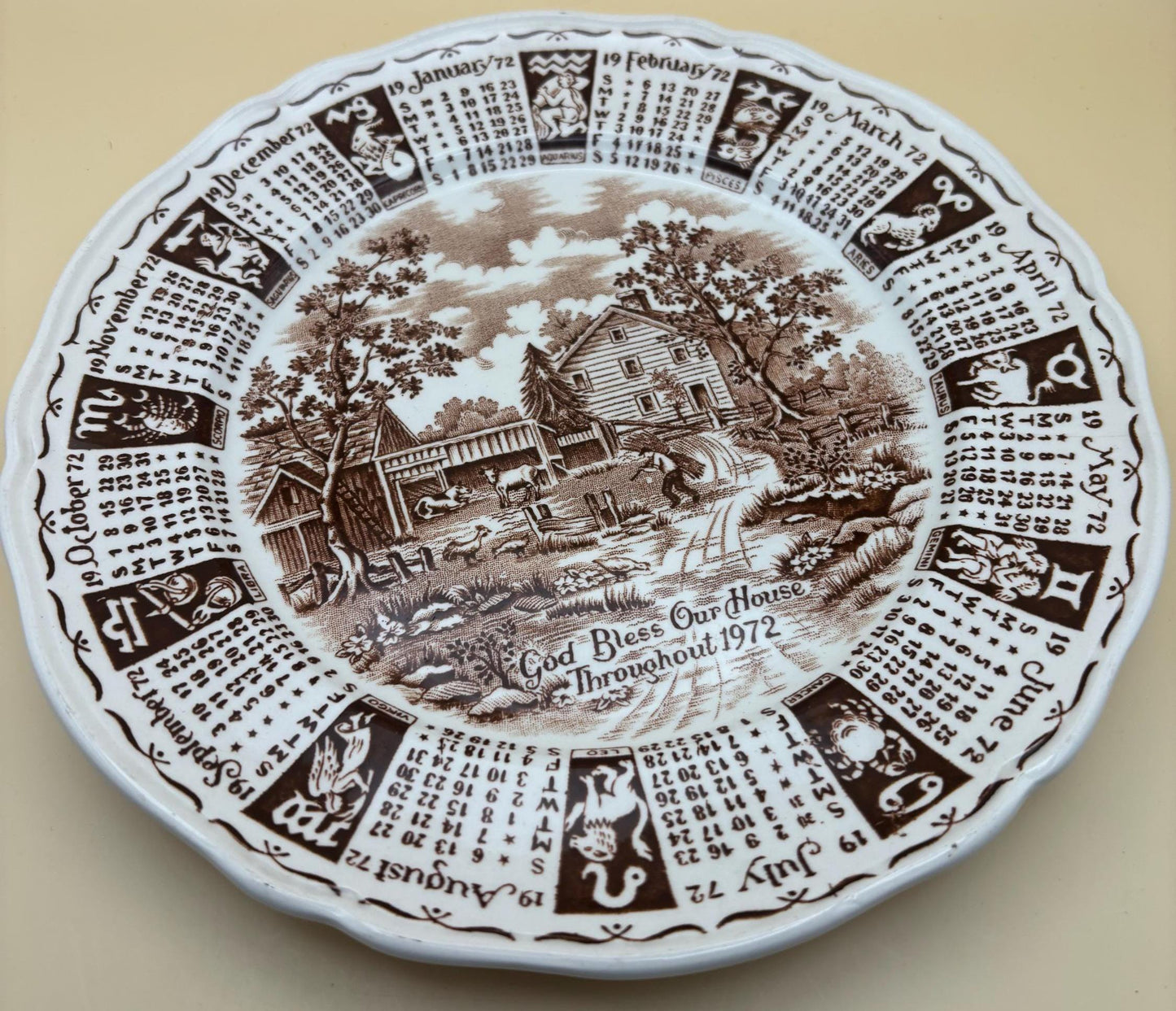 Vintage Alfred Meakin Staffordshire England The Friendship of Salem Fair Winds Original Copper Engravings Dinner Plate Lover Antiques