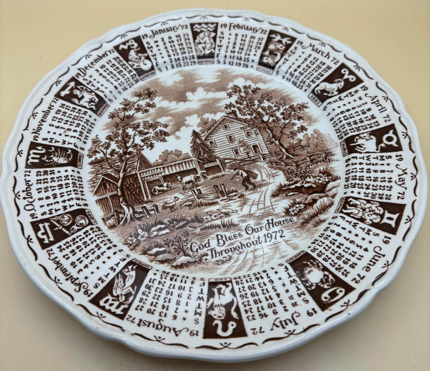 Vintage Alfred Meakin Staffordshire England The Friendship of Salem Fair Winds Original Copper Engravings Dinner Plate Lover Antiques