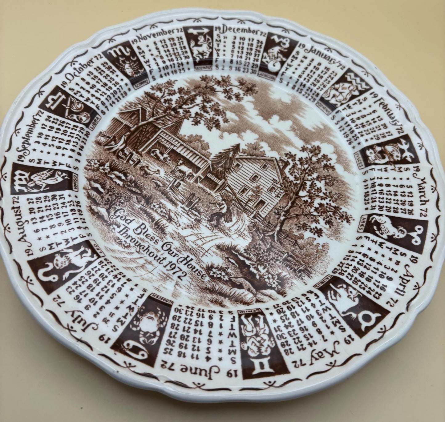 Vintage Alfred Meakin Staffordshire England The Friendship of Salem Fair Winds Original Copper Engravings Dinner Plate Lover Antiques