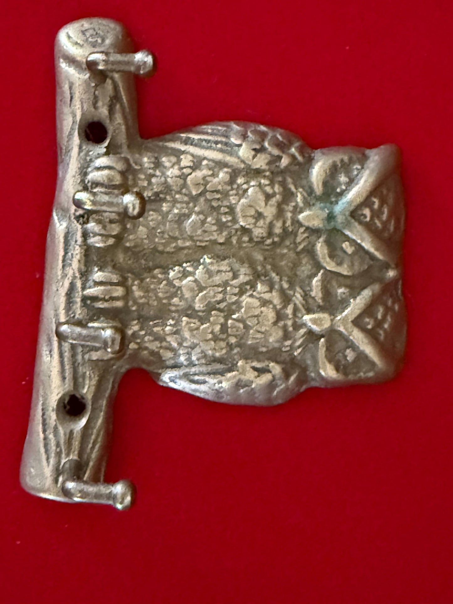 Vintage Brass Owl Key Holder 2 Owls Perched on a Branch Heavy Brass Owl Statue Lover Antiques and Vintage