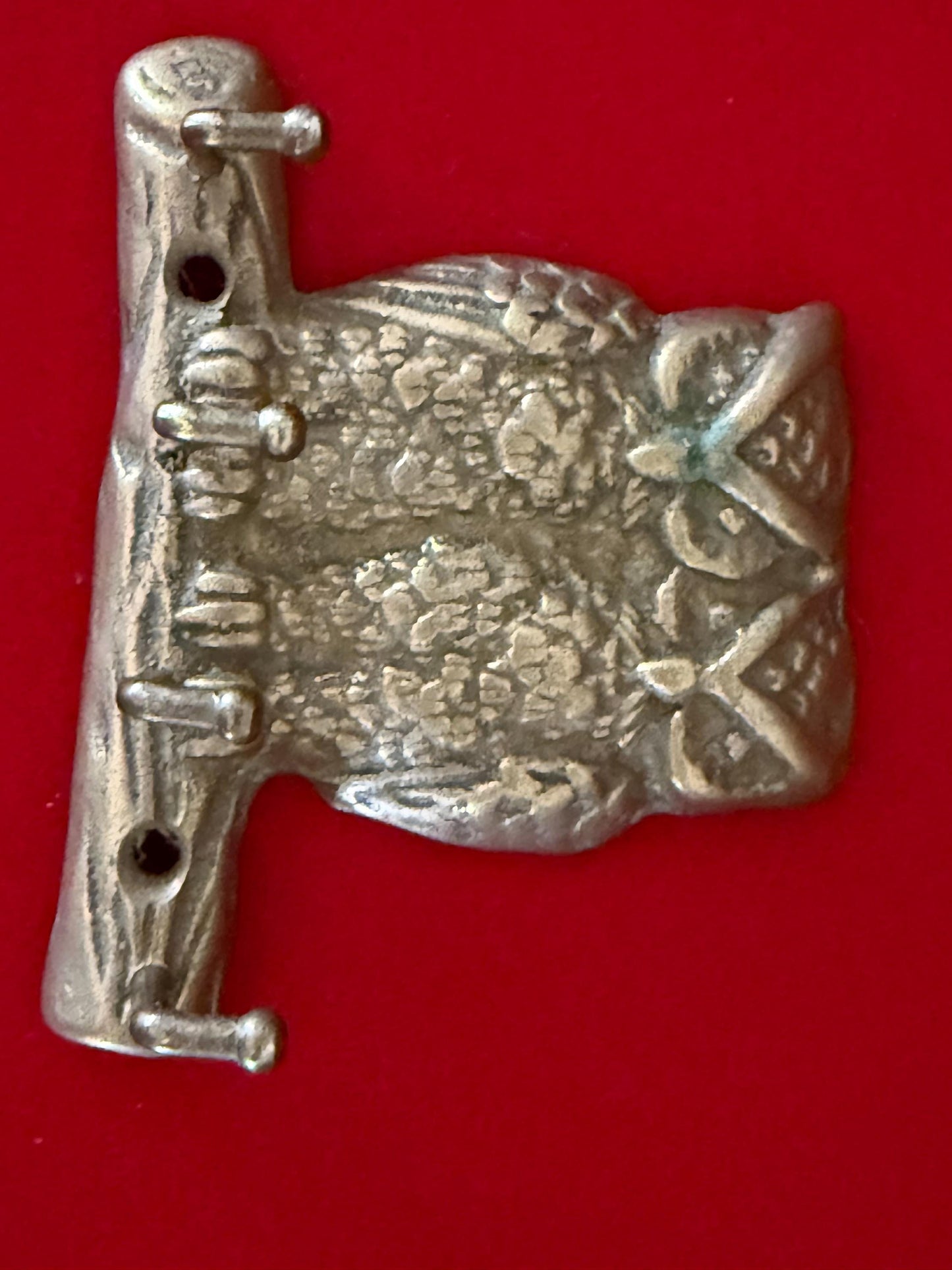Vintage Brass Owl Key Holder 2 Owls Perched on a Branch Heavy Brass Owl Statue Lover Antiques and Vintage