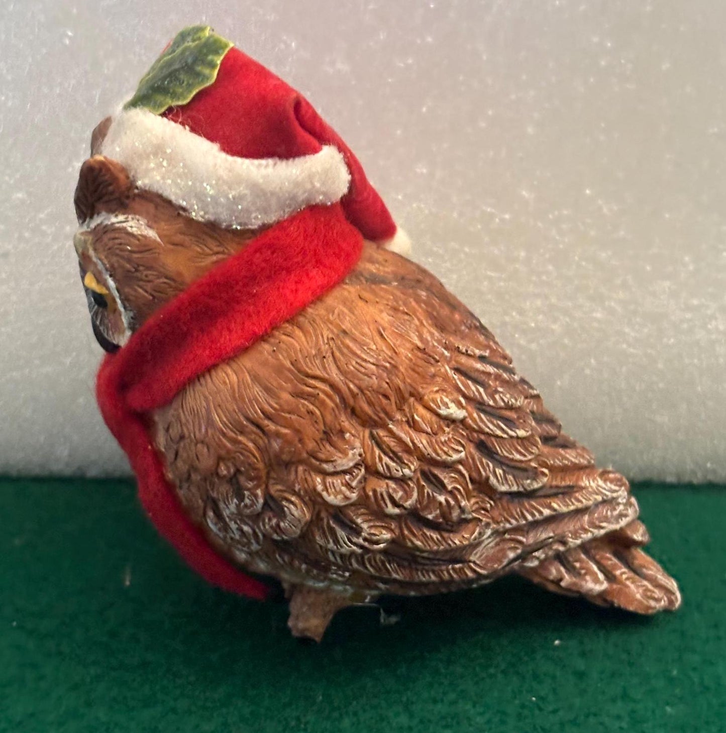 Vintage Owl Figurine Made of Wood Statue Lover Antiques and Vintage