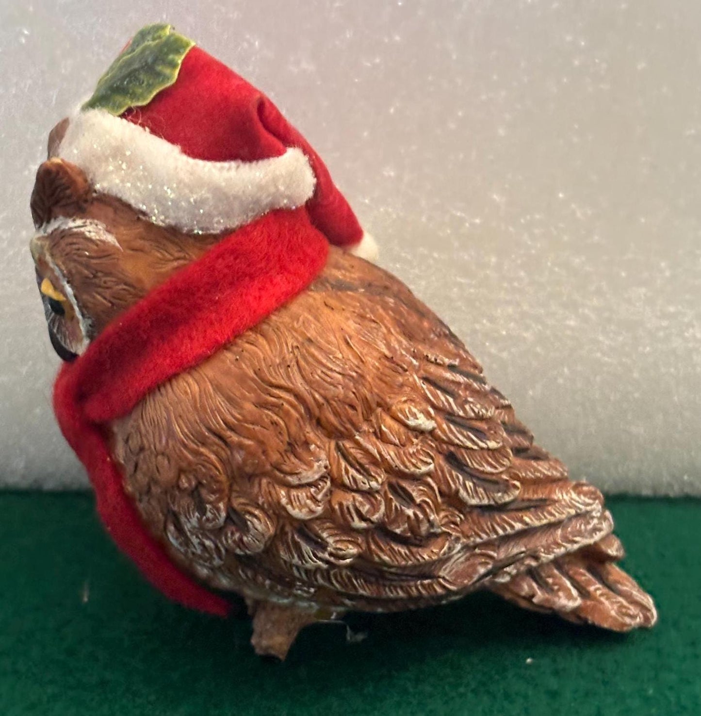 Vintage Owl Figurine Made of Wood Statue Lover Antiques and Vintage