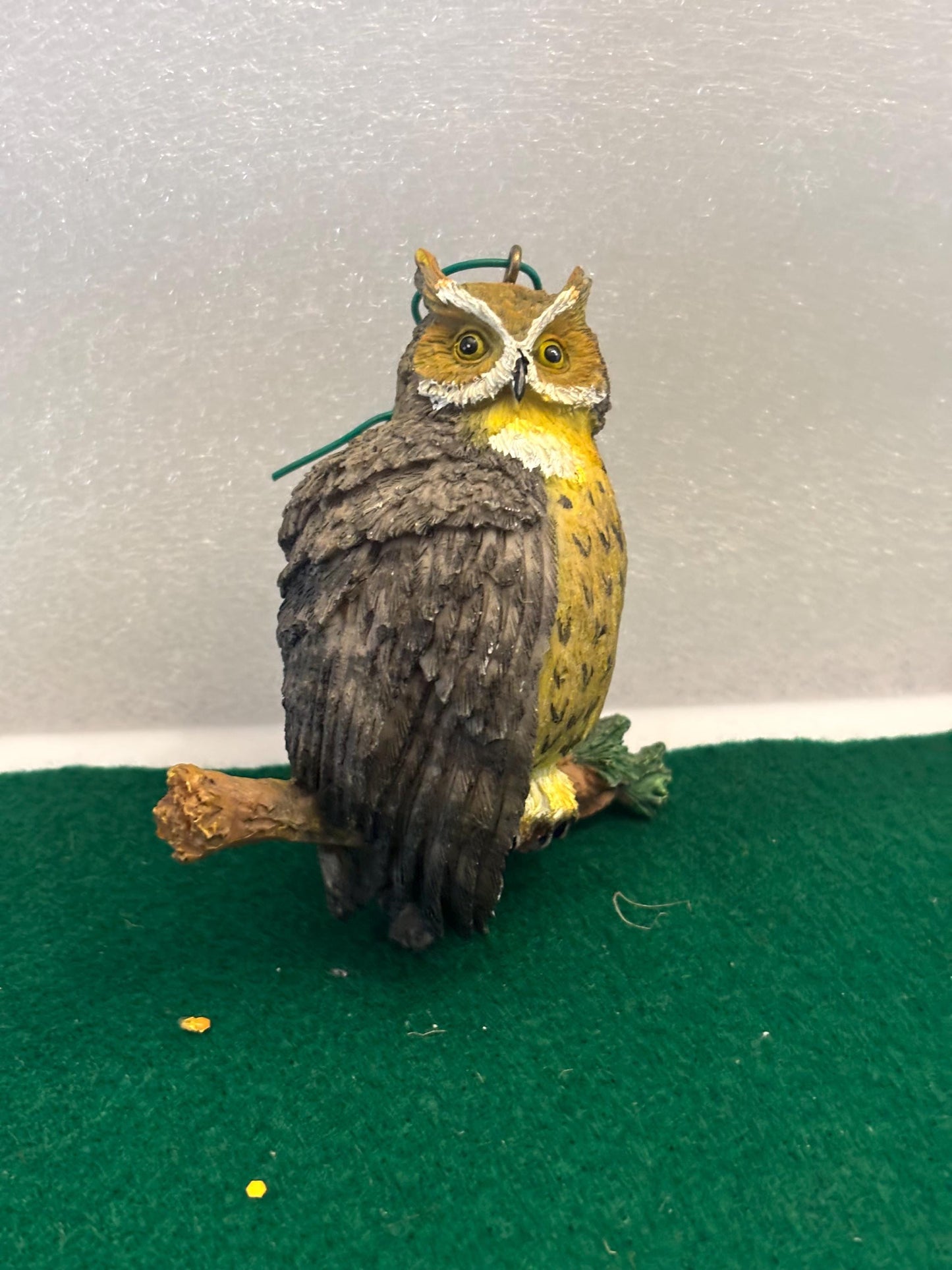 Vintage Owl Figurine Made of Wood Statue Lover Antiques and Vintage