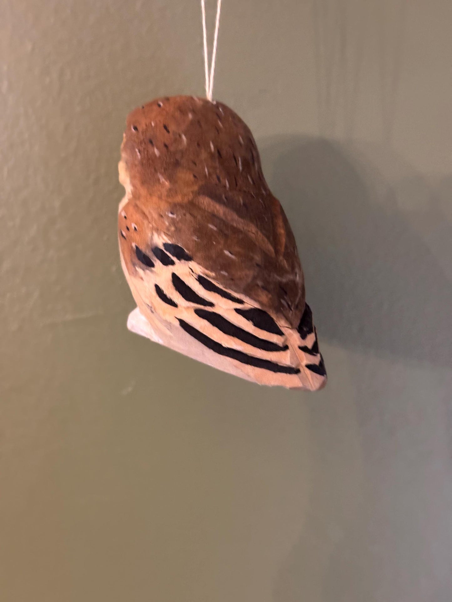Vintage Owl Figurine Made of Wood Statue Lover Antiques and Vintage