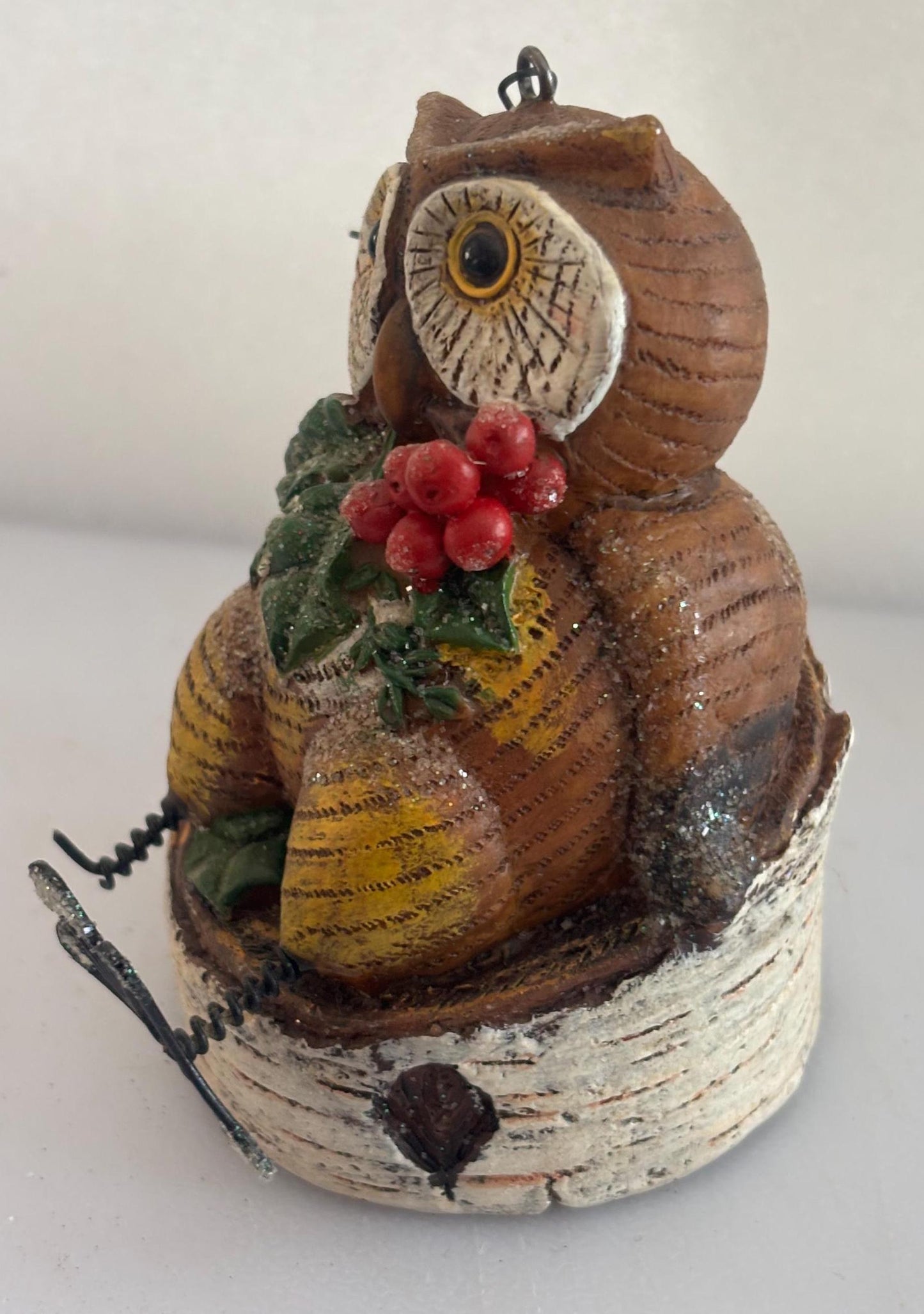 Vintage Owl Ornament Gift For Her Lover Antiques and Vintage