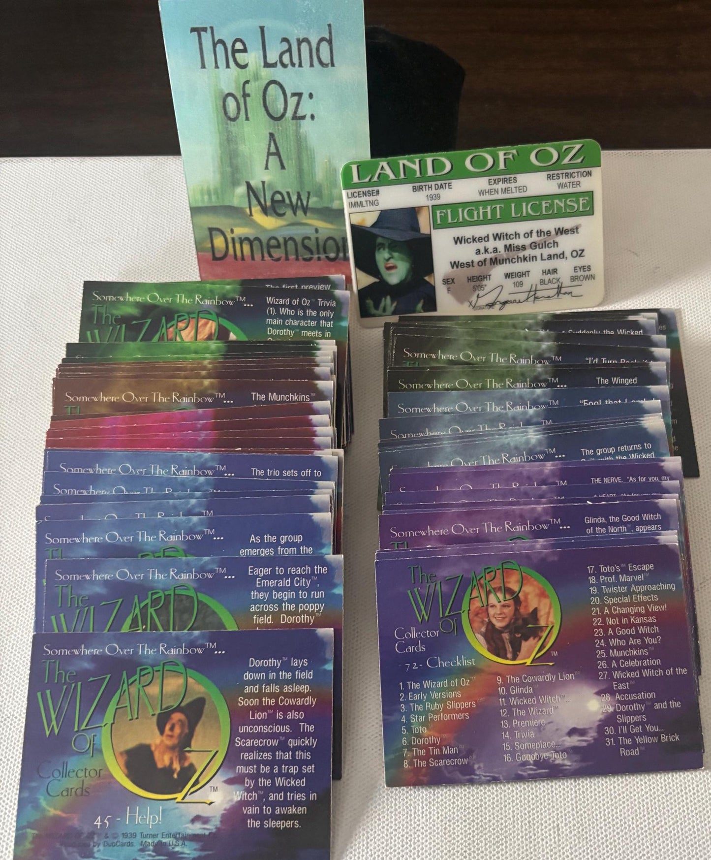 Vintage The Wizard of Oz Collector Cards Lover Antiques and Vintage