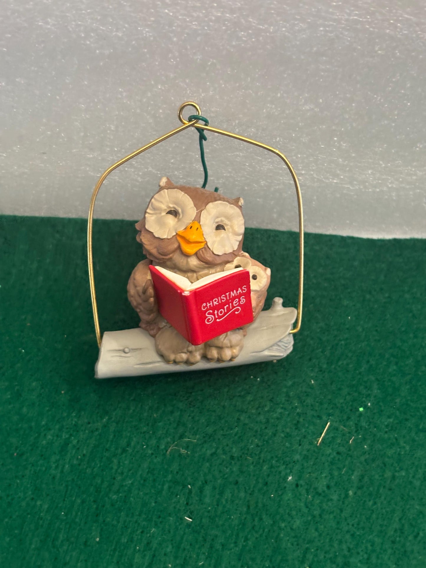 Vintage Happy Christmas Owl Ornament Lover Antiques and Vintage