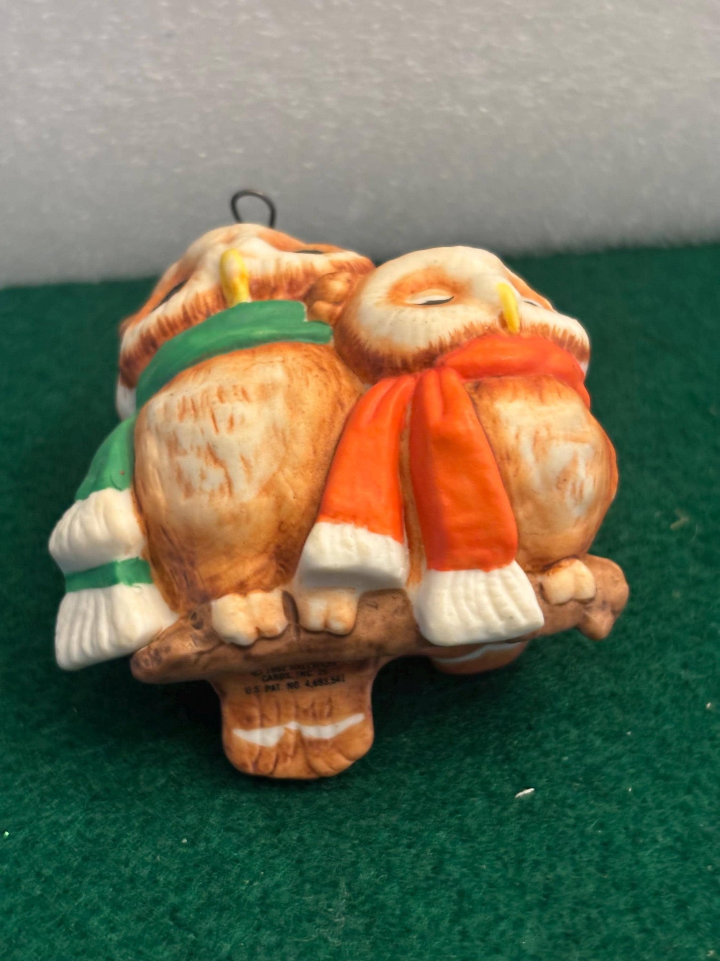 Vintage Dual Watch Owls over Antiques and Vintage