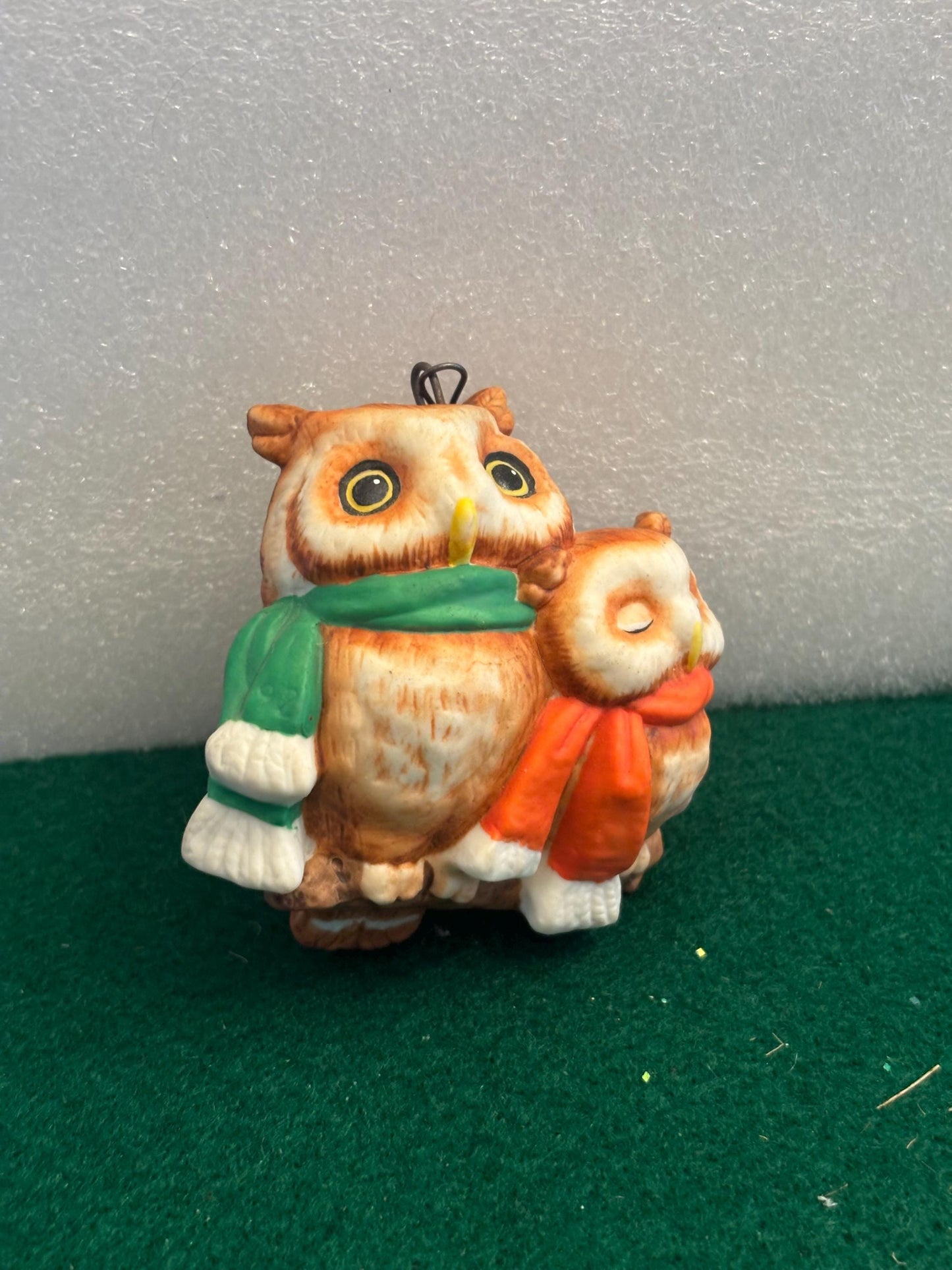 Vintage Owl Figurine Made of Wood Statue Lover Antiques and Vintage