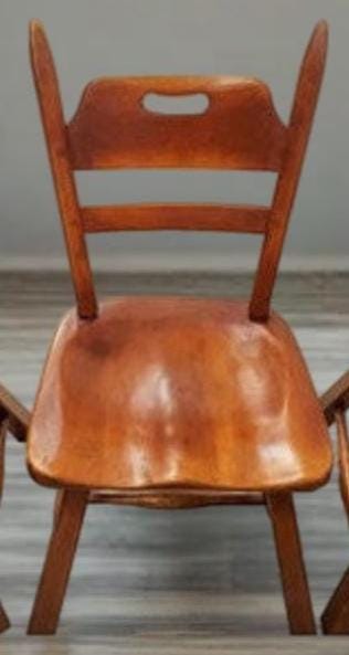 Cushman Colonial Creations Crown Back Chair No. 4-125 Side Chair Lover Antiques and Vintage