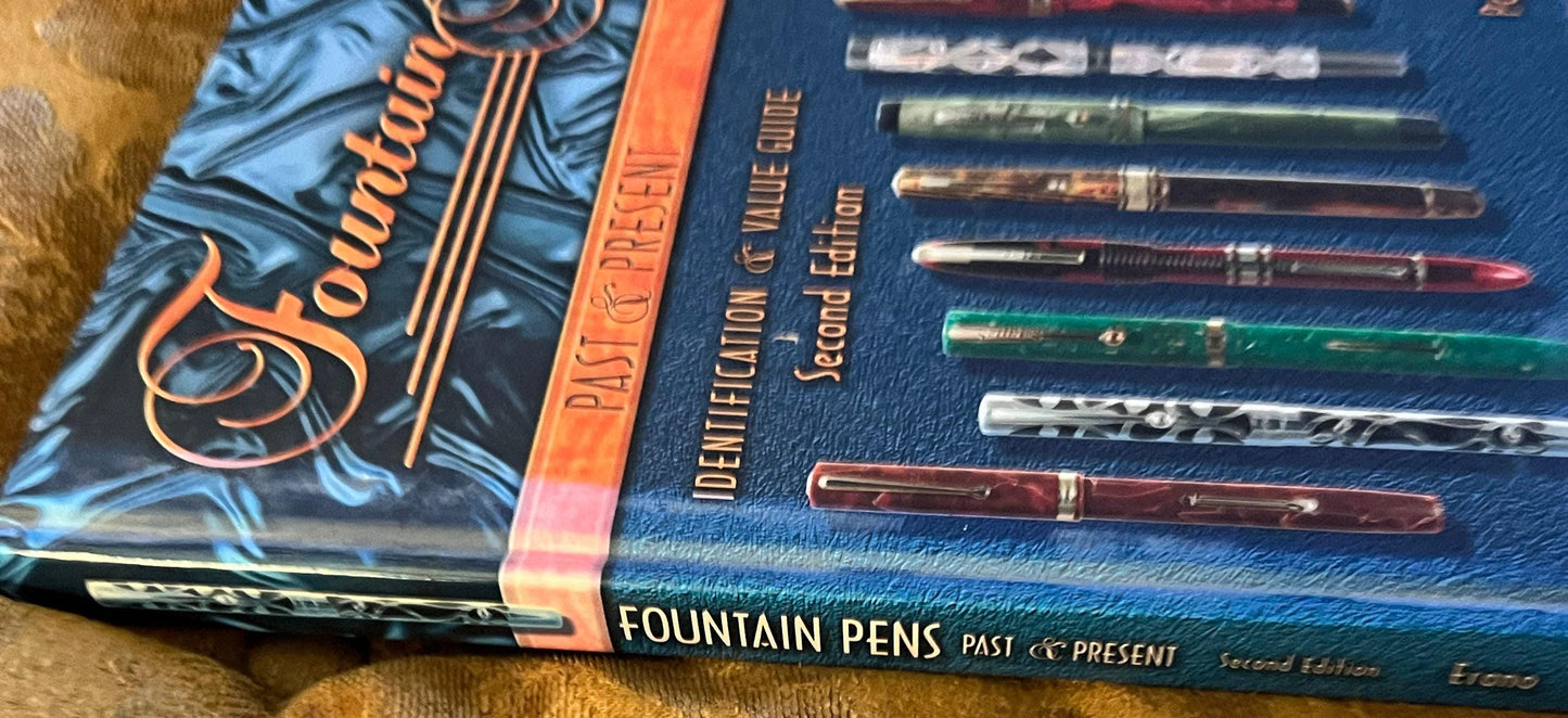 Vintage Fountain Pens Past & Present Book, Identification and Value Guide Book, by Paul Erano, Lover Antiques and Vintage