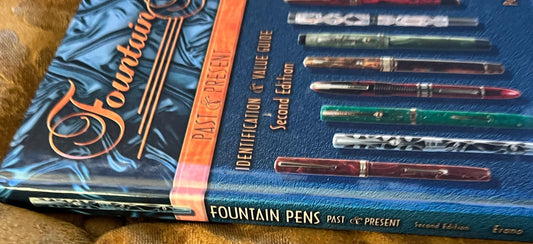 Vintage Fountain Pens Past & Present Book, Identification and Value Guide Book, by Paul Erano, Lover Antiques and Vintage