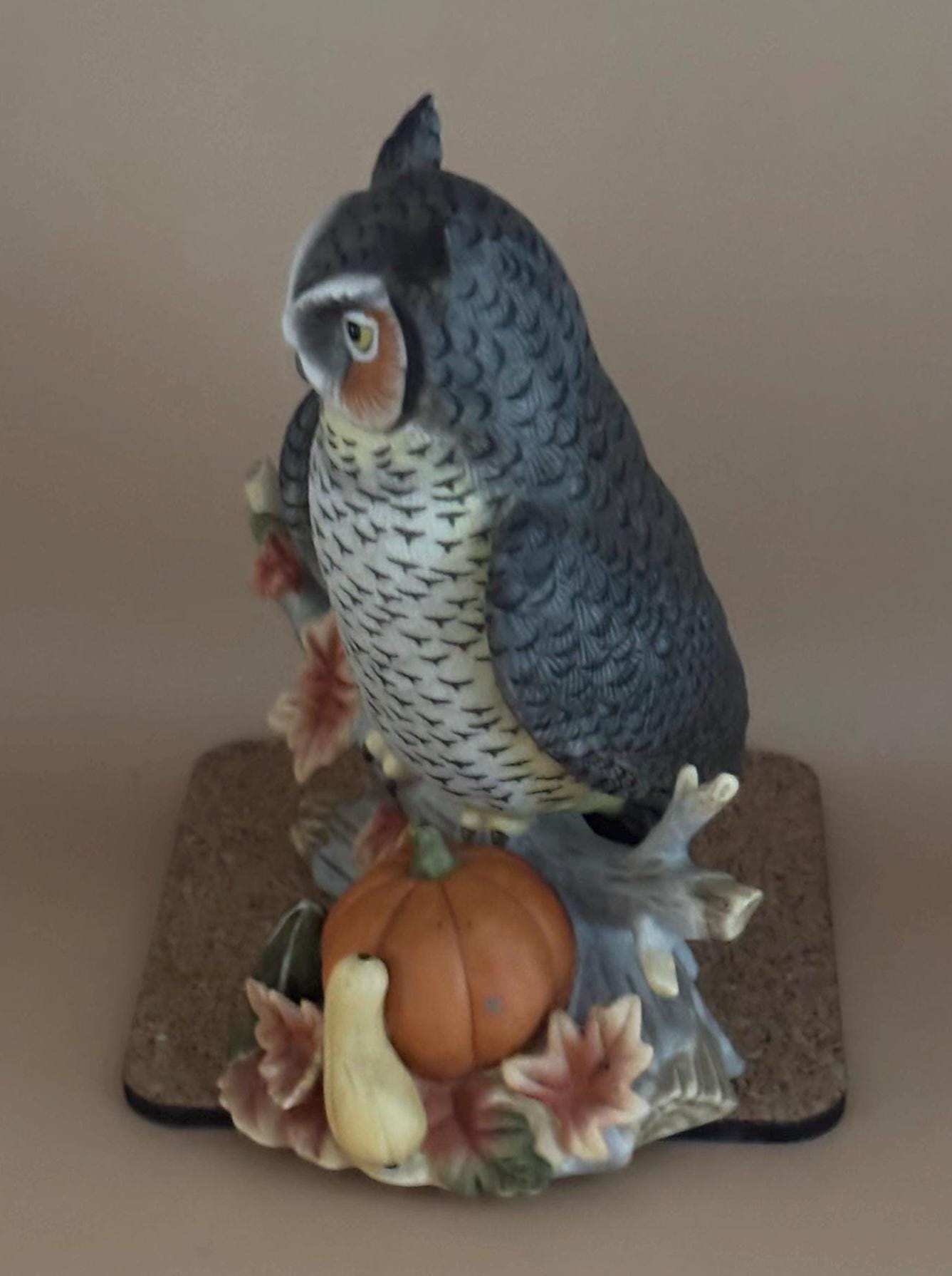 Vintage Lenox Midnight Visitor Porcelain Hand Painted American Barn Owl Bird Figurine Lover Antiques and Vintage