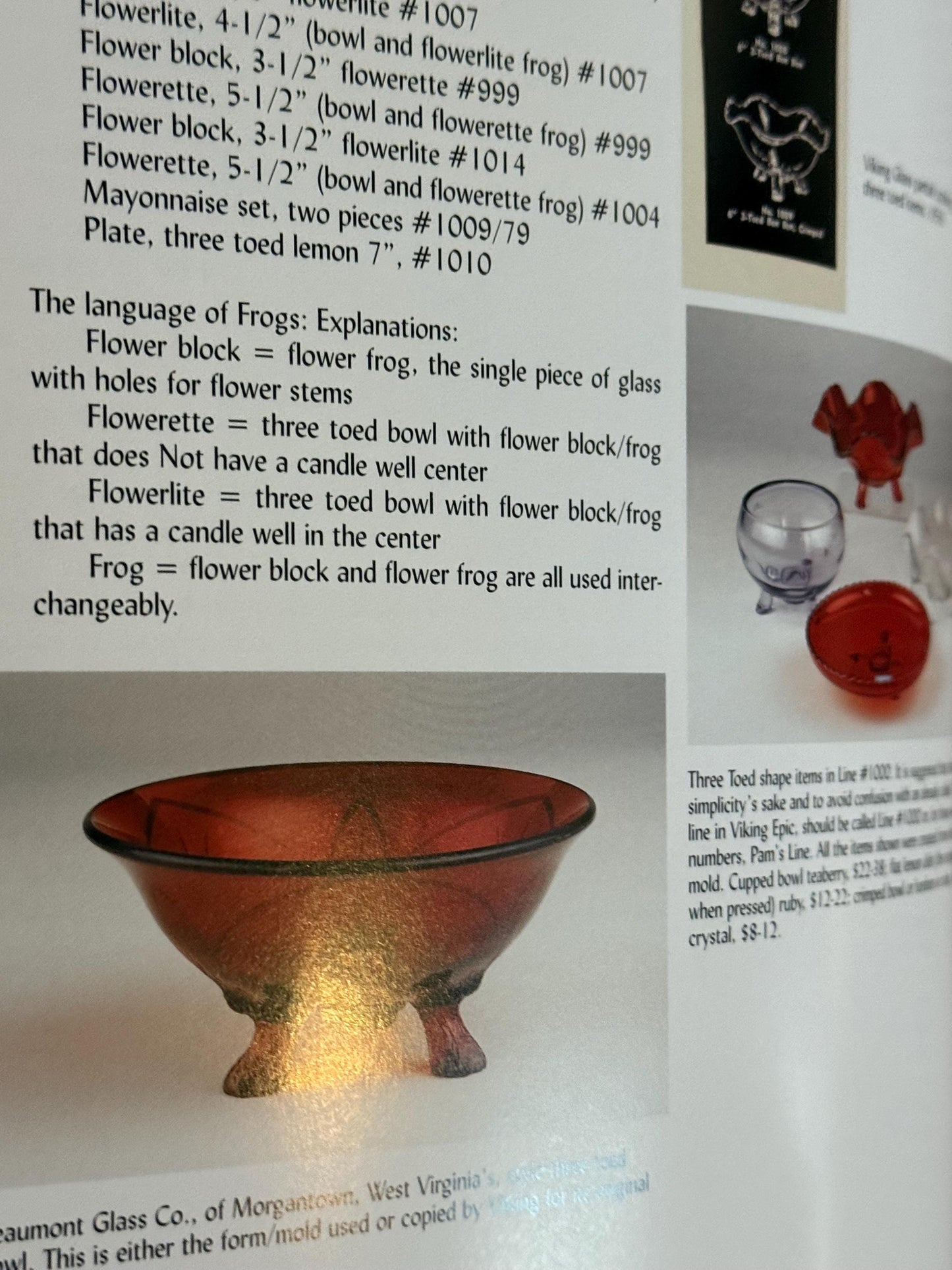 Viking Glass 1944-1970 Book Art Glass Price Guide by Dean Six Viking Glass Art Guide Lover Antiques and Vintage
