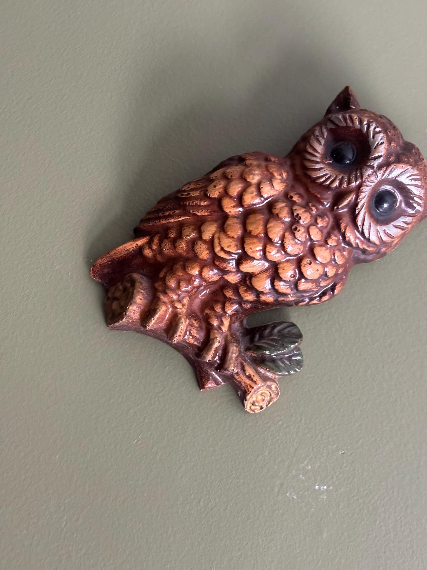 Vintage Owl Wall Hanging Lover Antiques and Vintage
