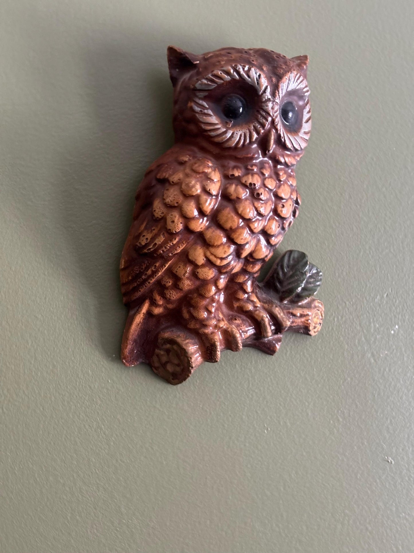Vintage Owl Wall Hanging Lover Antiques and Vintage
