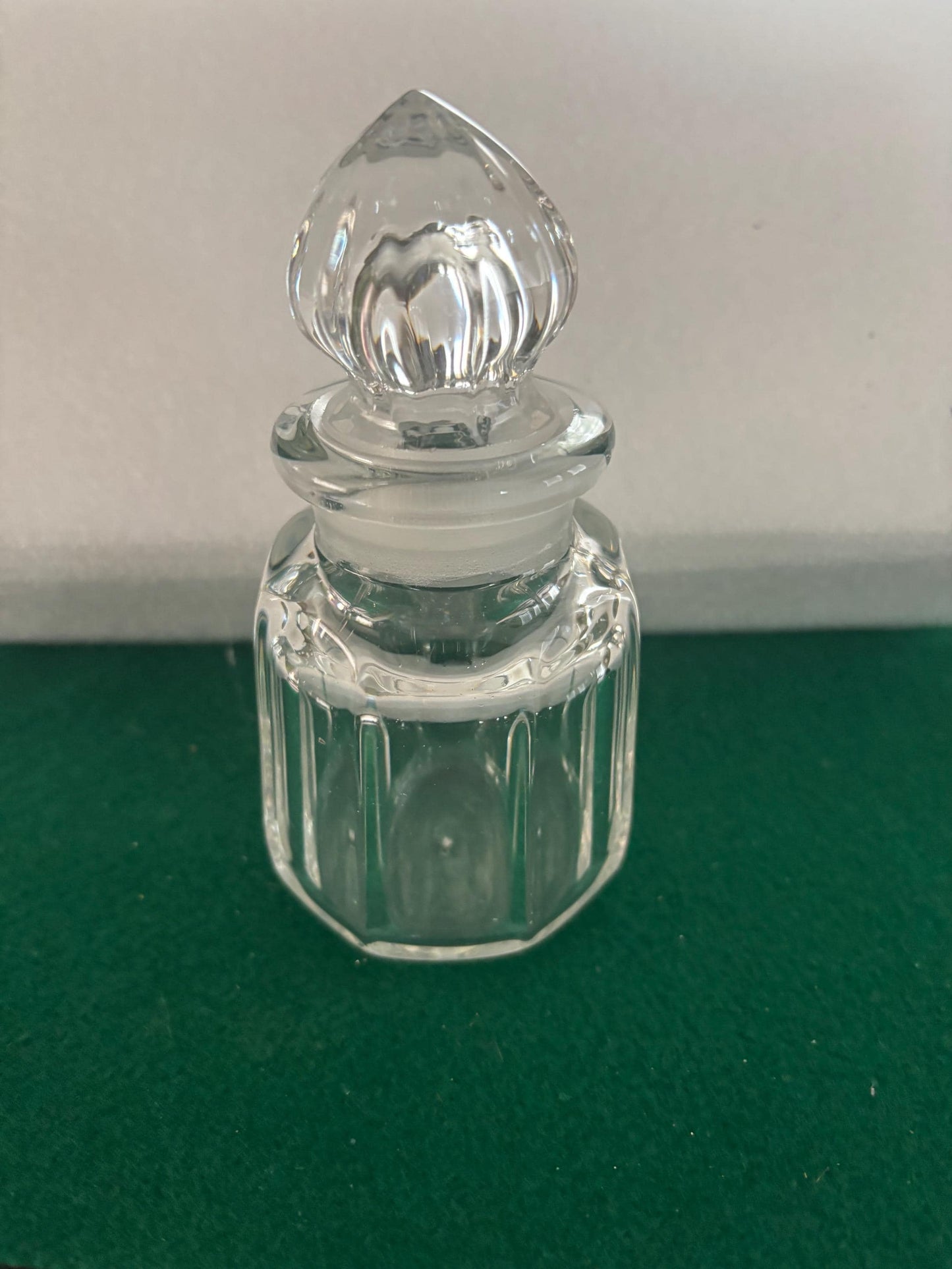 Antique Baccarat Apothecary Jar with Lid Cut Crystal Glass Footed Vase Lover Antiques and Vintage