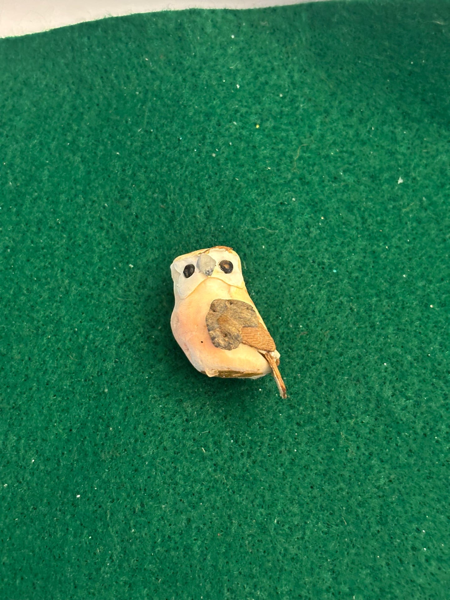 Vintage Barn Owl Hand Carved Owl Figurine Lover Antiques and Vintage