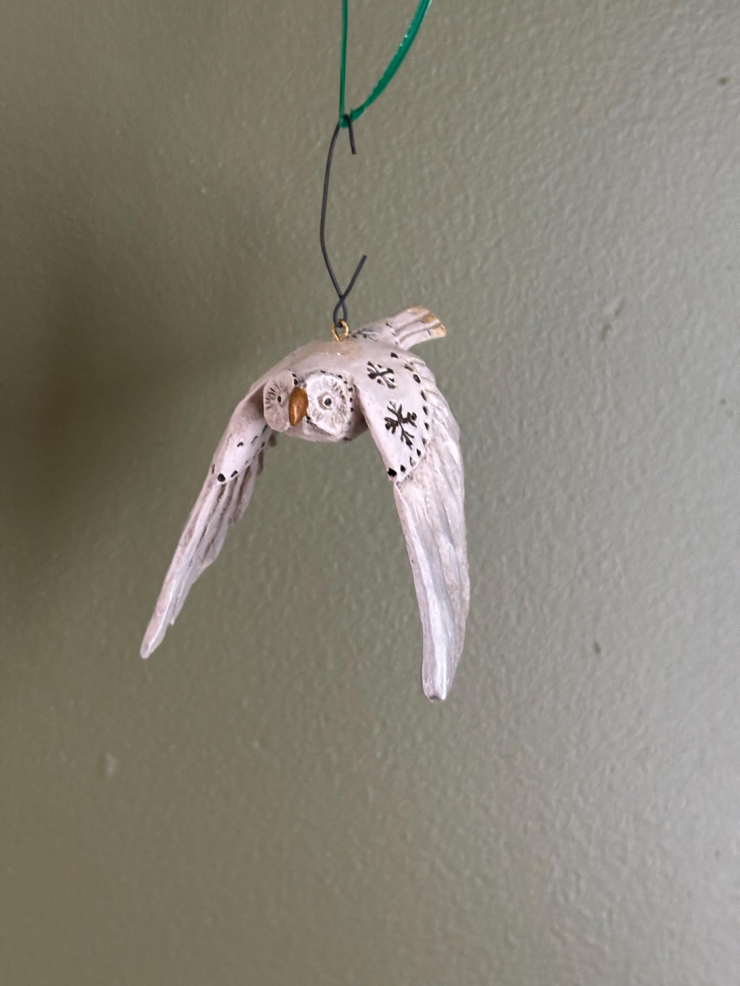 Vintage Hand Carved Flying Owl Lover Antiques and Vintage