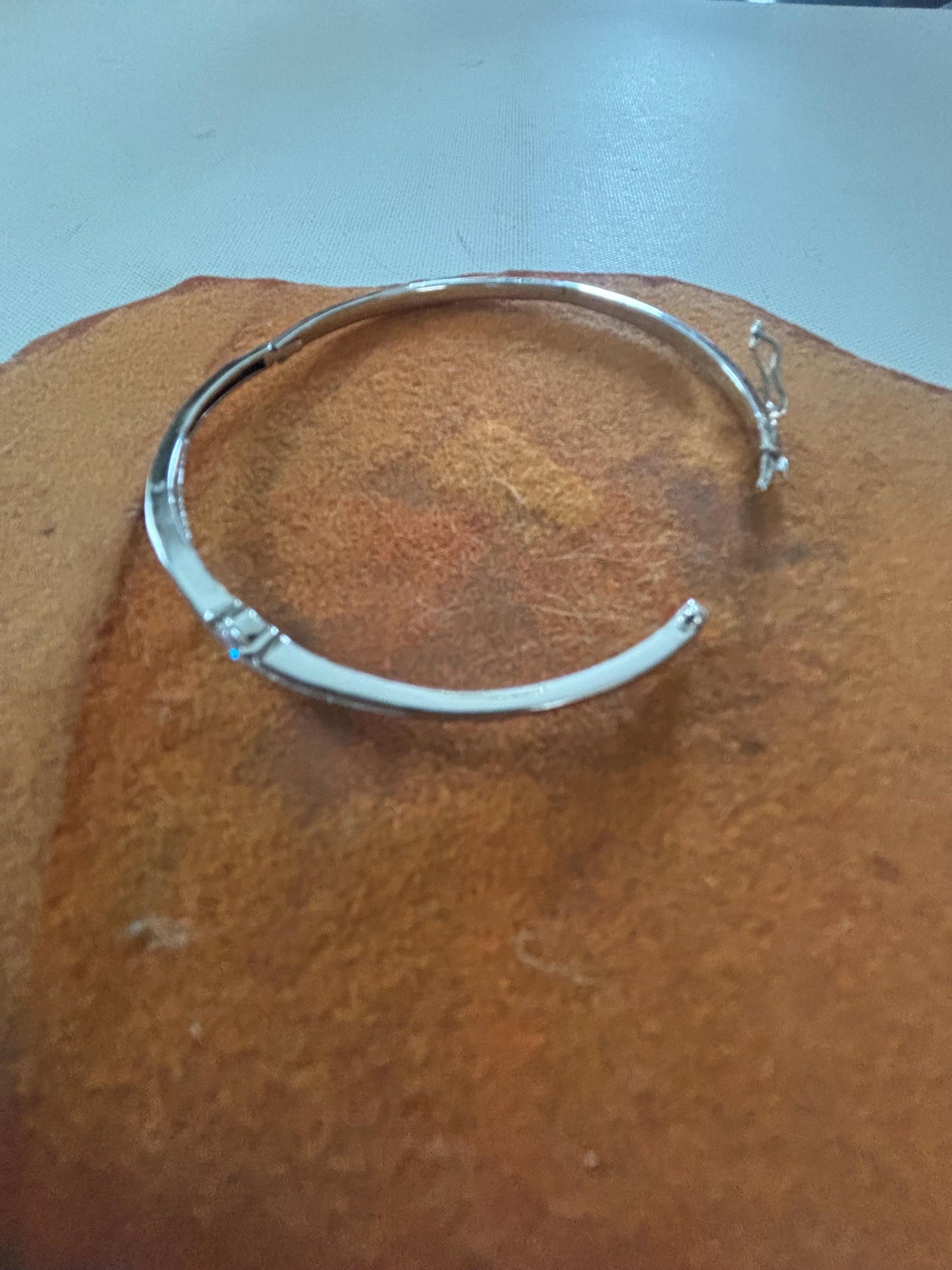 Vintage Sterling Silver Bracelet Cuff Clasp Jewelry Gift Mother’s Day