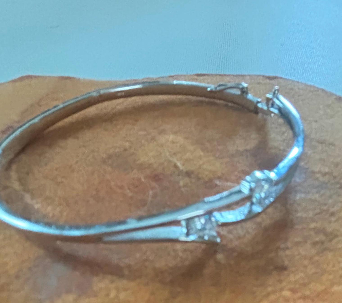 Vintage Sterling Silver Bracelet Cuff Clasp Jewelry Gift Mother’s Day