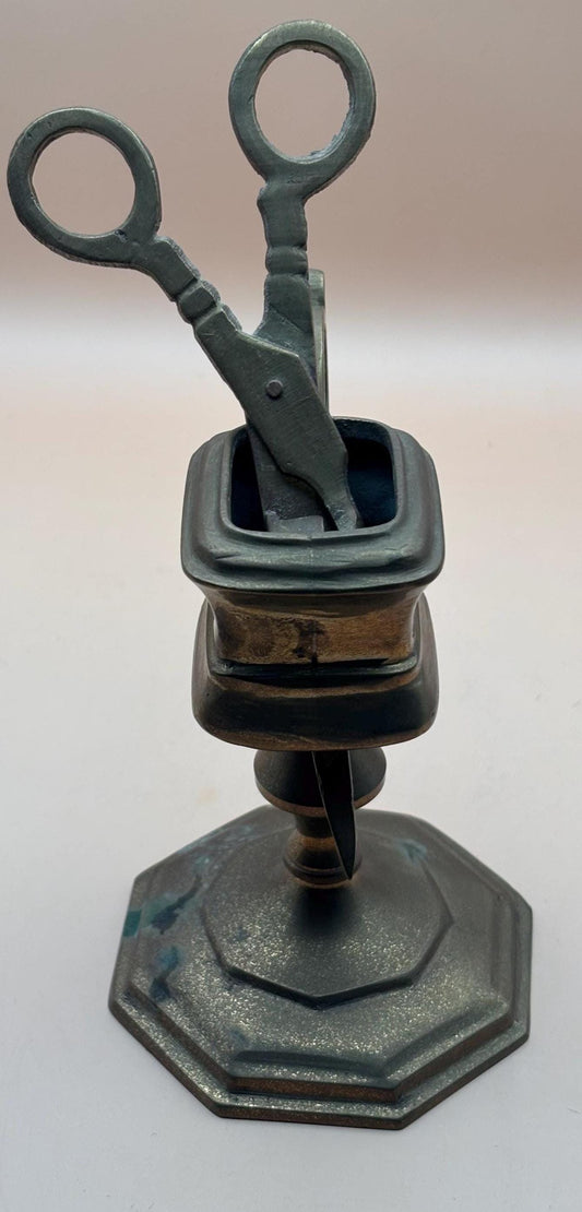 Antique Brass Candle Snuffer with Stand Victorian Era Gifts Lover Antiques and Vintage