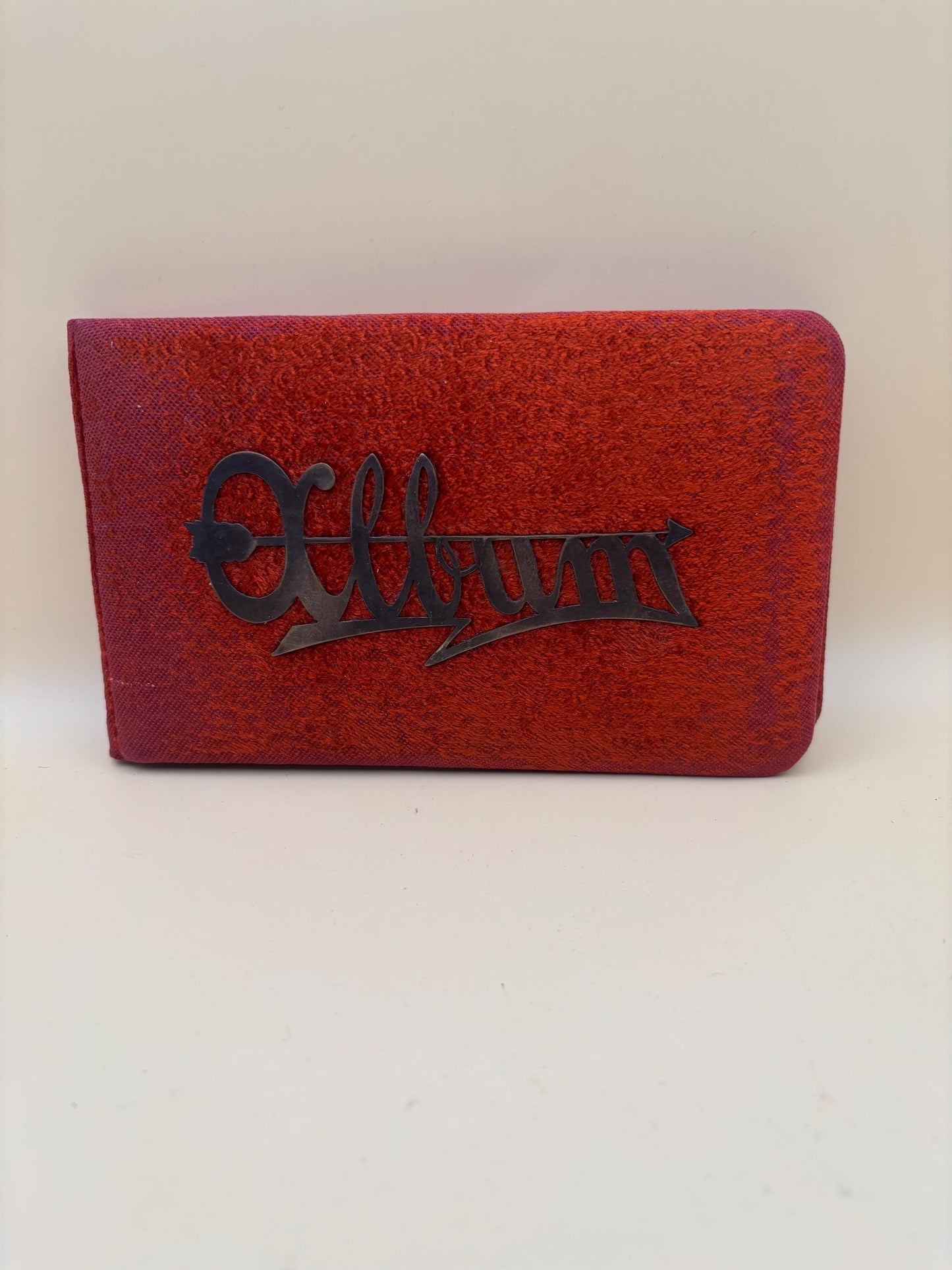 Antique Red Velvet Autograph Book Album Circa 1800's Lover Antiques Vintage