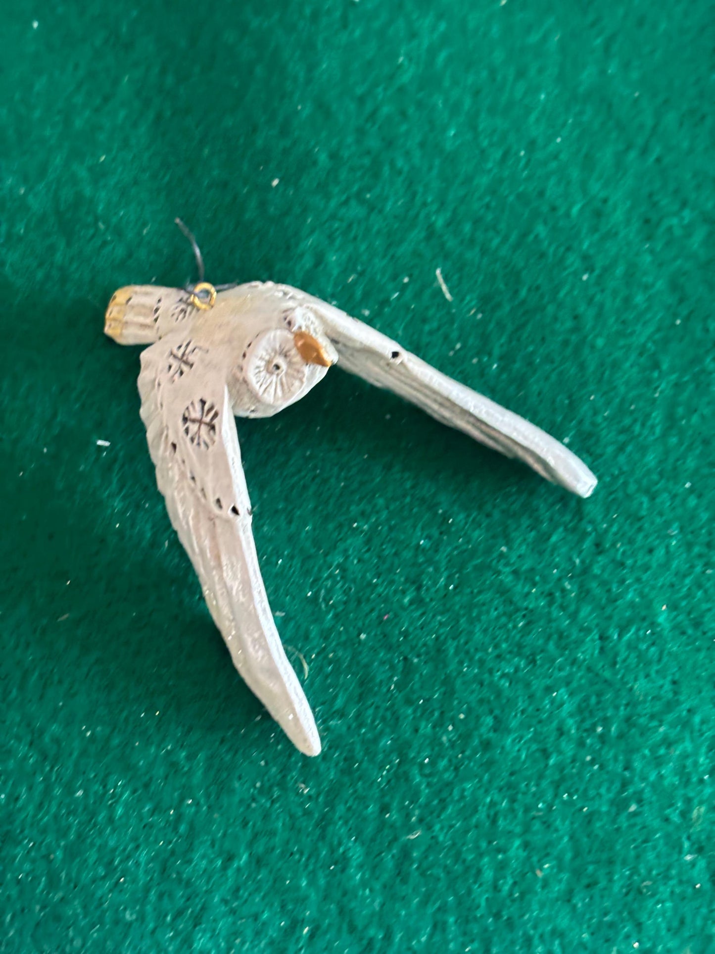 Vintage Hand Carved Flying Owl Lover Antiques and Vintage