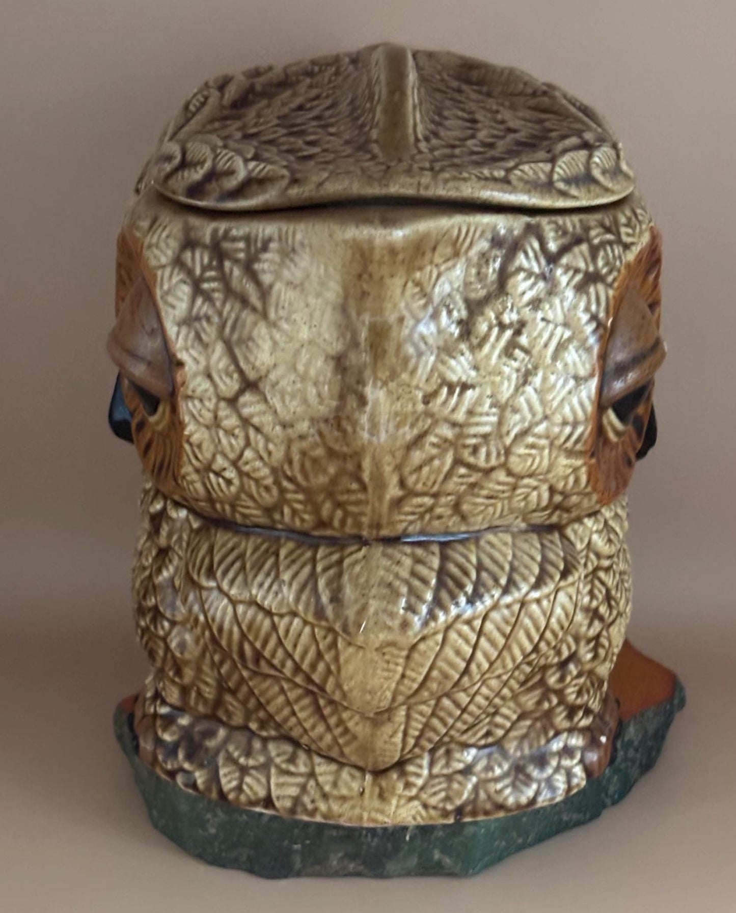 Vintage Ceramic Owl Cookie Jar with Lid Lover Antiques and Vintage