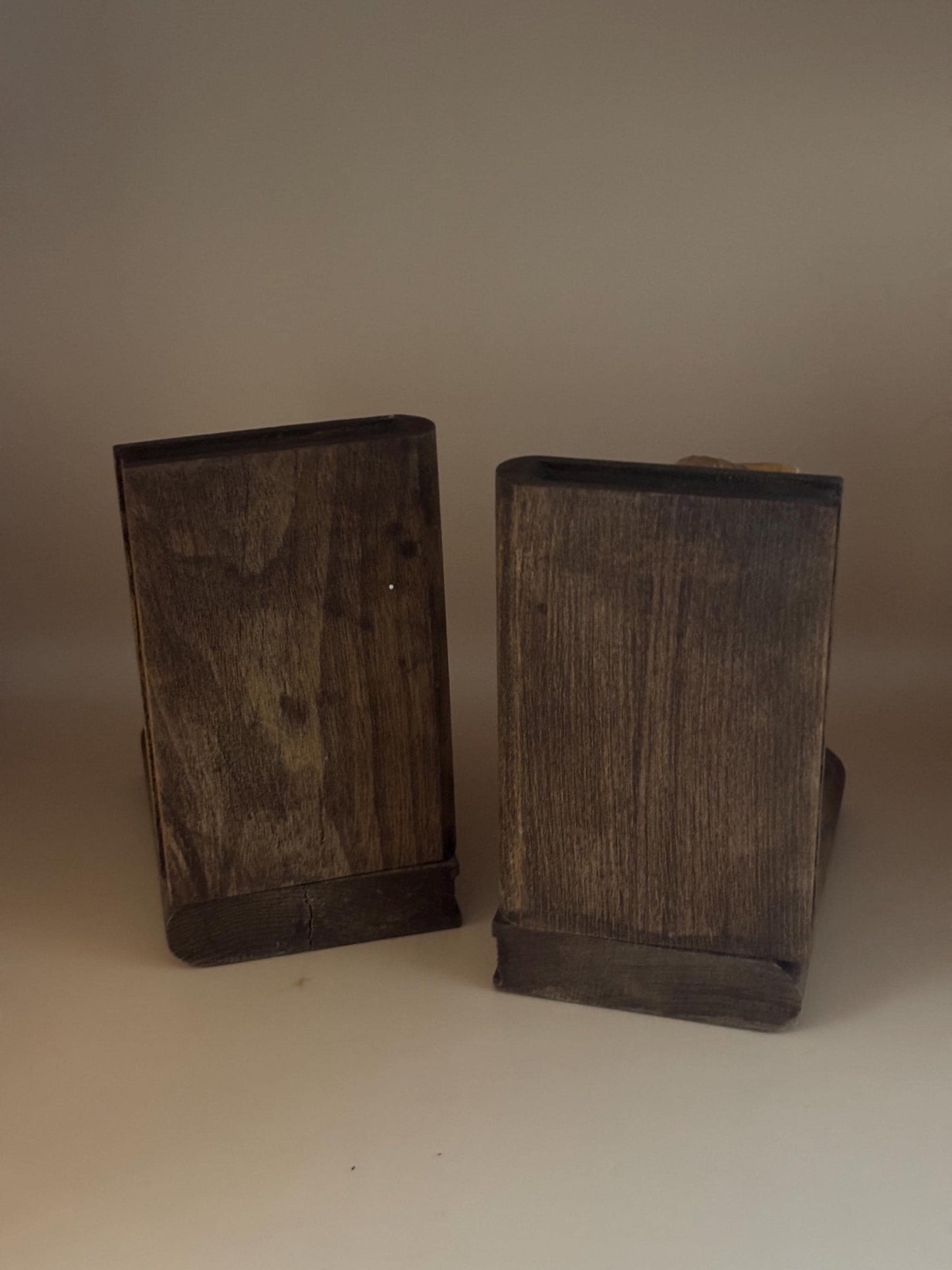 Antique Hand Carved Pair of Owl Book Ends Lover Antiques and Vintage