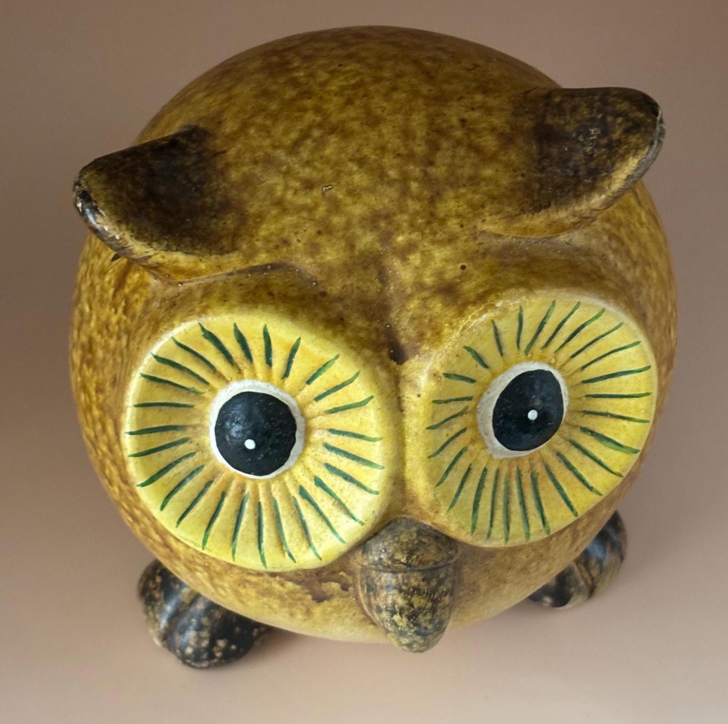 Vintage Ceramic Owl Figurine Lover Antiques and Vintage