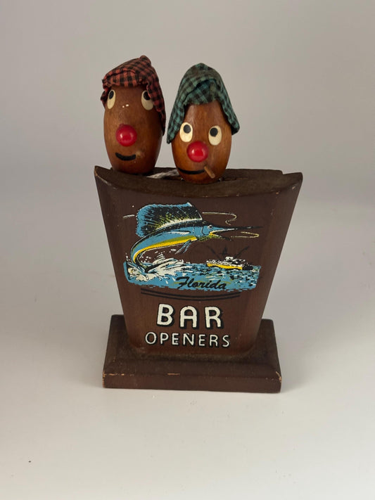 Vintage Wood Bar Openers Man Cave Fathers Day Gift Lover Antiques and Vintage