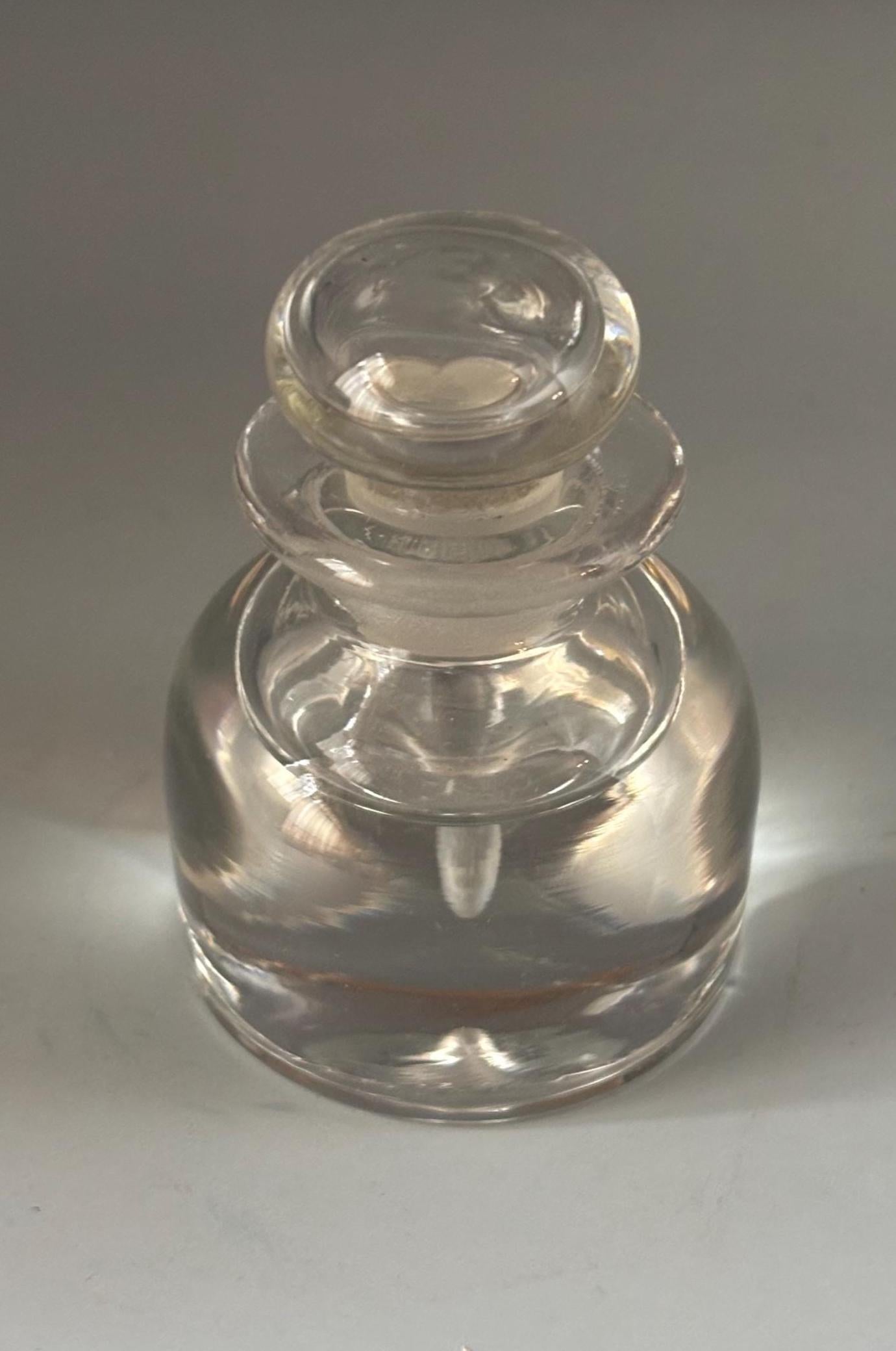 Vintage Pairpoint Glass Inkwell Decanter with Stopper Lover Antiques and Vintage