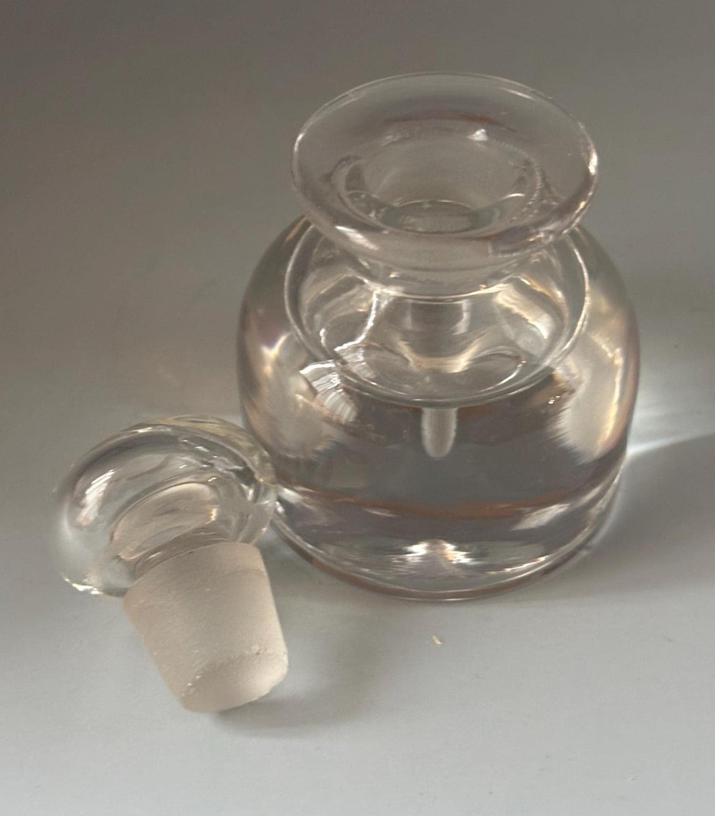 Vintage Pairpoint Glass Inkwell Decanter with Stopper Lover Antiques and Vintage